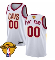 Men's Nike Cleveland Cavaliers Customized Swingman White 2018 NBA Finals Bound NBA Jersey - Association Edition