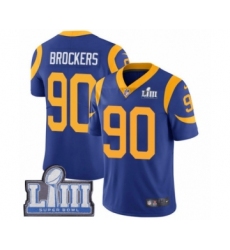 Youth Nike Los Angeles Rams #90 Michael Brockers Royal Blue Alternate Vapor Untouchable Limited Player Super Bowl LIII Bound NFL Jerse
