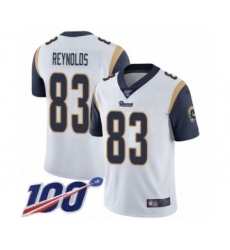 Youth Los Angeles Rams #83 Josh Reynolds White Vapor Untouchable Limited Player 100th Season Football Jersey