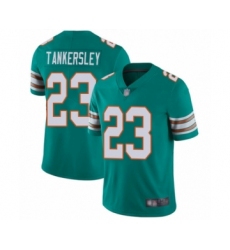 Men's Miami Dolphins #23 Cordrea Tankersley Aqua Green Alternate Vapor Untouchable Limited Player Football Jersey
