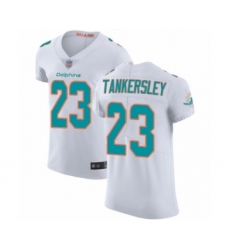 Men's Miami Dolphins #23 Cordrea Tankersley White Vapor Untouchable Elite Player Football Jersey