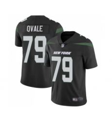 Youth New York Jets #79 Brent Qvale Black Alternate Vapor Untouchable Limited Player Football Jersey