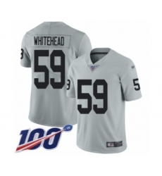Youth Oakland Raiders #78 Justin Ellis Limited Silver Inverted Legend 100th Season Football Jersey
