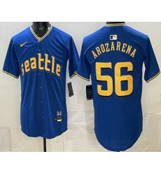 Men's Seattle Mariners #56 Randy Arozarena Blue City Limited Jersey