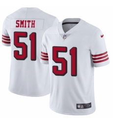 Men's Nike San Francisco 49ers #51 Malcolm Smith Elite White Rush Vapor Untouchable NFL Jersey