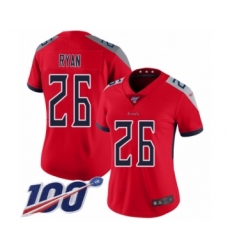 Women's Tennessee Titans #26 Logan Ryan Limited Red Inverted Legend 100th Season Football Jersey