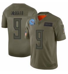 Youth Tennessee Titans #9 Steve McNair Limited Camo 2019 Salute to Service Football Jersey
