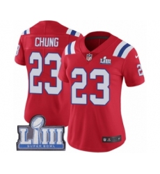 Women's Nike New England Patriots #23 Patrick Chung Red Alternate Vapor Untouchable Limited Player Super Bowl LIII Bound NFL Jersey