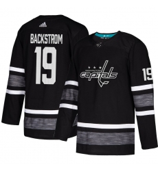 Men's Adidas Washington Capitals #19 Nicklas Backstrom Black 2019 All-Star Game Parley Authentic Stitched NHL Jersey