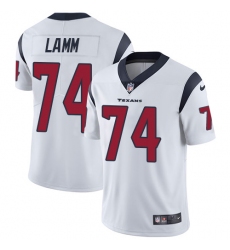 Youth Nike Houston Texans #74 Kendall Lamm White Vapor Untouchable Limited Player NFL Jersey