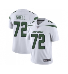 Youth New York Jets #72 Brandon Shell White Vapor Untouchable Limited Player Football Jersey