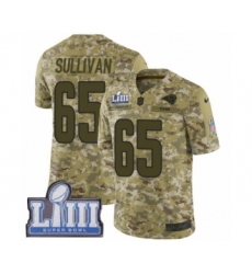 Youth Nike Los Angeles Rams #65 John Sullivan Limited Camo 2018 Salute to Service Super Bowl LIII Bound NFL Jersey