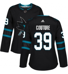 Women's Adidas San Jose Sharks #62 Kevin Labanc Premier Black Alternate NHL Jersey