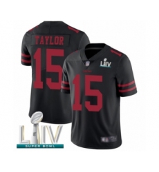 Youth San Francisco 49ers #15 Trent Taylor Black Vapor Untouchable Limited Player Super Bowl LIV Bound Football Jersey