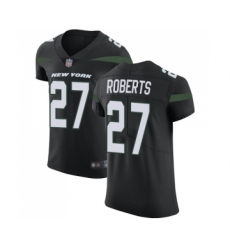 Men's New York Jets #27 Darryl Roberts Black Alternate Vapor Untouchable Elite Player Football Jersey