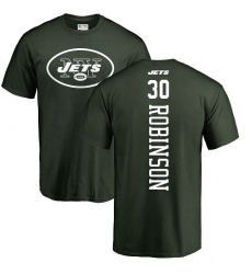 NFL Nike New York Jets #30 Rashard Robinson Green Backer T-Shirt