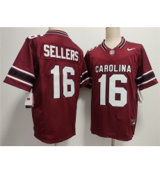 Men's South Carolina Fighting Gamecocks #16 LaNorris Sellers Garnet 2026 F.U.S.E. Stitched Jersey
