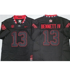 Men's Georgia Bulldogs #13 Stetson Bennett IV White 2026 F.U.S.E. Stitched Jersey