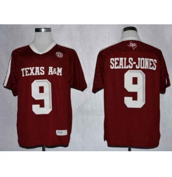 Texas A&M Aggies Ricky Seals Jones 9 College Red Techfit Jerseys