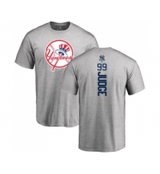 MLB Nike New York Yankees #99 Aaron Judge Ash Backer T-Shirt
