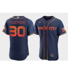 Men's Toddler Houston Astros #30 Hector Rondon Nike Navy 2022 City Connect Player Jersey