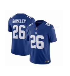 Men's Nike New York Giants #26 Saquon Barkley Blue 2023 F.U.S.E. Vapor Untouchable Limited Stitched Jersey