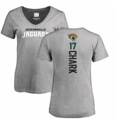 NFL Women's Nike Jacksonville Jaguars #17 DJ Chark Ash Backer T-Shirt