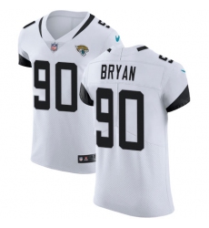 Men's Nike Jacksonville Jaguars #90 Taven Bryan White Vapor Untouchable Elite Player NFL Jersey