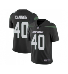 Youth New York Jets #40 Trenton Cannon Black Alternate Vapor Untouchable Limited Player Football Jersey