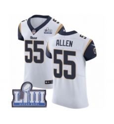 Men's Nike Los Angeles Rams #55 Brian Allen White Vapor Untouchable Elite Player Super Bowl LIII Bound NFL Jersey