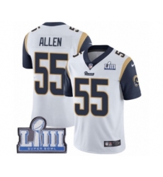 Youth Nike Los Angeles Rams #55 Brian Allen White Vapor Untouchable Limited Player Super Bowl LIII Bound NFL Jersey