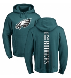 Nike Philadelphia Eagles #82 Richard Rodgers Green Backer Pullover Hoodie