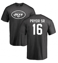 NFL Nike New York Jets #16 Terrelle Pryor Sr. Ash One Color T-Shirt