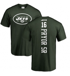 NFL Nike New York Jets #16 Terrelle Pryor Sr. Green Backer T-Shirt