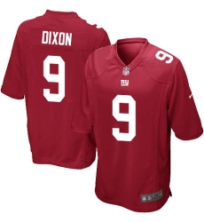 Men's Nike New York Giants #9 Riley Dixon Game Red Alternate NFL Jersey
