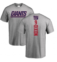 NFL Nike New York Giants #9 Riley Dixon Ash Backer T-Shirt