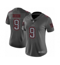 Women's New York Giants #9 Riley Dixon Limited Gray Static Fashion Football Jersey