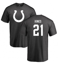 NFL Nike Indianapolis Colts #21 Nyheim Hines Ash One Color T-Shirt