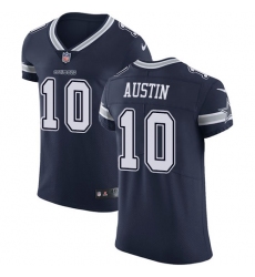 Men's Nike Dallas Cowboys #10 Tavon Austin Navy Blue Team Color Vapor Untouchable Elite Player NFL Jersey