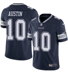 Men's Nike Dallas Cowboys #10 Tavon Austin Navy Blue Team Color Vapor Untouchable Limited Player NFL Jersey