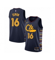 Women's Cleveland Cavaliers #16 Cedi Osman Swingman Navy Basketball Jersey - 2019 20 City Edition
