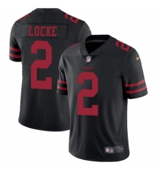 Youth Nike San Francisco 49ers #2 Jeff Locke Black Vapor Untouchable Elite Player NFL Jersey