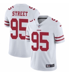 Youth Nike San Francisco 49ers #95 Kentavius Street White Vapor Untouchable Elite Player NFL Jersey