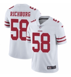 Youth Nike San Francisco 49ers #58 Weston Richburg White Vapor Untouchable Elite Player NFL Jersey