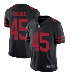 Youth Nike San Francisco 49ers #45 Tarvarius Moore Black Vapor Untouchable Elite Player NFL Jersey