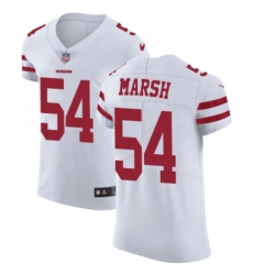 Men's Nike San Francisco 49ers #54 Cassius Marsh White Vapor Untouchable Elite Player NFL Jersey