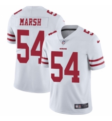 Men's Nike San Francisco 49ers #54 Cassius Marsh White Vapor Untouchable Limited Player NFL Jersey