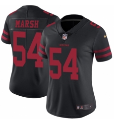 Women's Nike San Francisco 49ers #54 Cassius Marsh Black Vapor Untouchable Elite Player NFL Jersey
