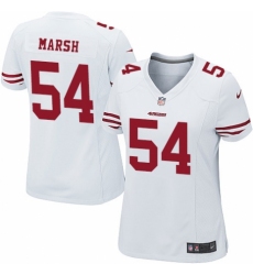 Women's Nike San Francisco 49ers #54 Cassius Marsh Game White NFL Jersey