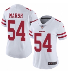 Women's Nike San Francisco 49ers #54 Cassius Marsh White Vapor Untouchable Limited Player NFL Jersey